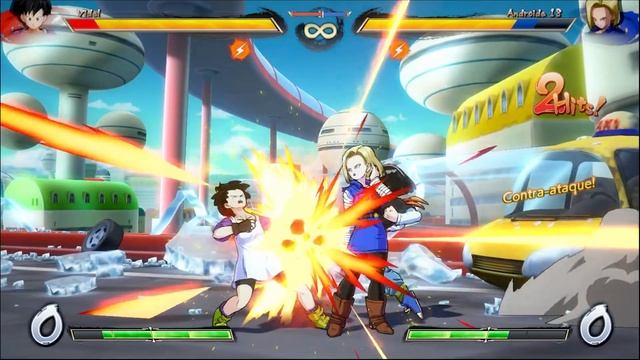 CAT FIGHT - VIDEL VS ANDROID 18 - DRAGONBALL FIGHTERZ [4K60FPS]