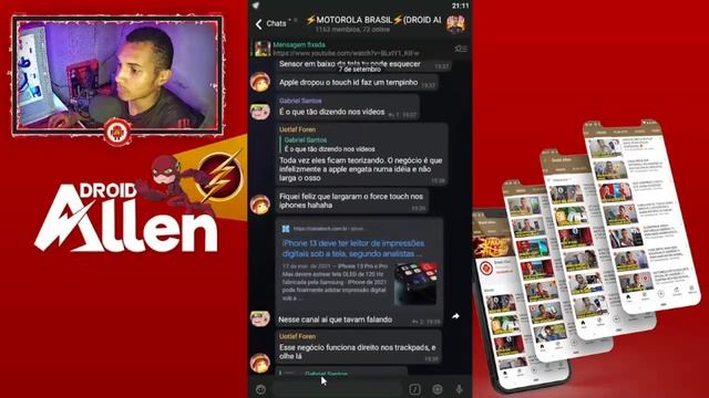 🔥SAIU!!! COMO BAIXA O TELEGRAM DO IPHONE 13 NO ANDROID 😍