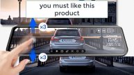Best Mirror Dash Cam For Car | AZDOME PG17 Car Dvr Mirror Dash Cam Review