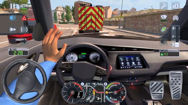 RACING CARS SUV UBER DRIVER 🚖🏁 City Car Driving Games Android iOS - Taxi Sim 2020 Gameplay