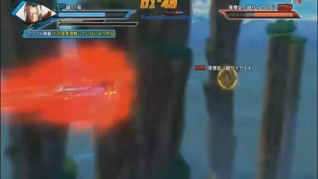 *Deep* Look DB Xenoverse Goku SSJ4 vs Super 17
