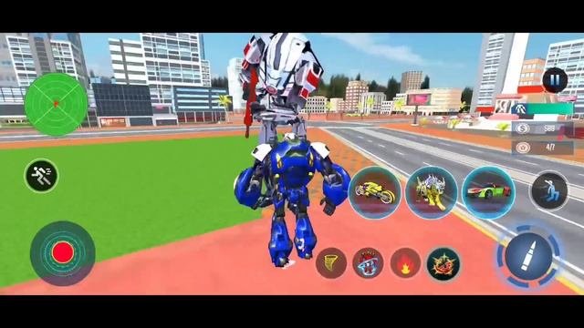 Flying Wild Tiger Robot Game - Robot Game - Android Gameplay