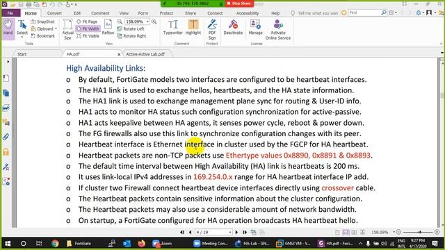 48-Fortigate Firewall NSE4|High Availability (HA) Theory