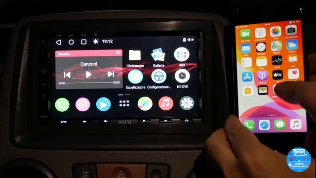 Come collegare iPhone alla radio ATOTO S8 ULTRA con Apple CarPlay