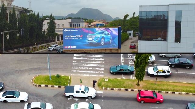 Transpose communications services outdoor advertising for GAC Motors in Lagos