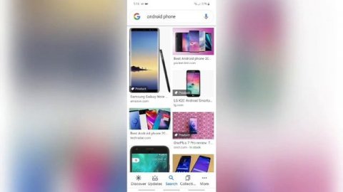 If I find an iPhone the video ends: google search android phone