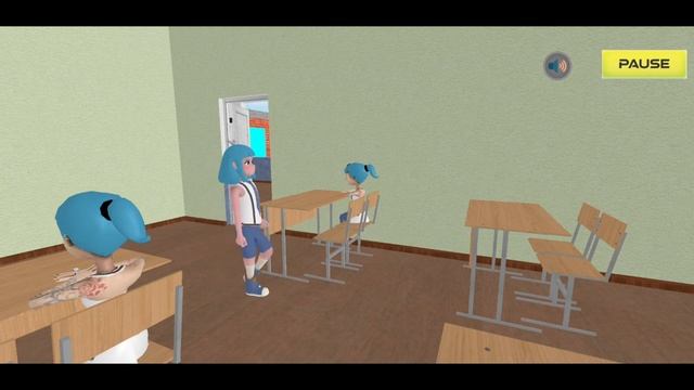 Anime School Girl Life Simulator . High School Game