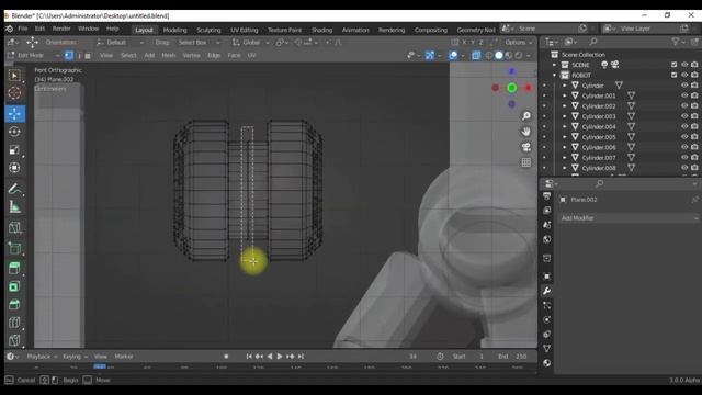 blender 3.0   android modeling, rigging, animation