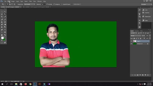 How to Add Outline in Photoshop Easily ।। Photos Stroke Bangla Tutorial 2020 |