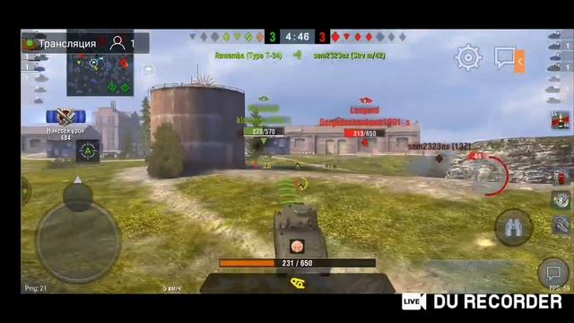 Играю в Word Of Tanks Bliz