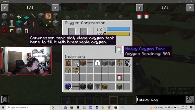 How to make a automatic oxygen tank loading machine in 1.12.2 Galactic Craft | Minecraft