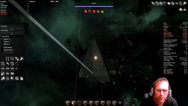 Avorion Building | BUILDING A CRUISER #1 | (02-13-18)