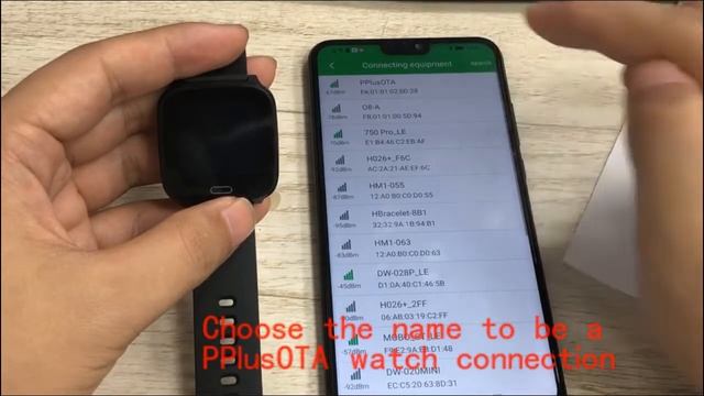 OTA Firmware repair demo(Android)