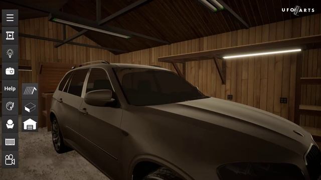 Garage and winter garden application, UE4(60 fps)