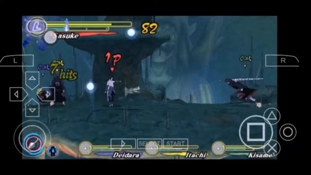 (NARUTO Ultimate Ninja Heroes 3) sasuke vs akatsuki Epic Battle