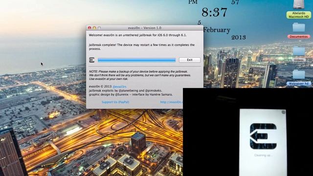 NotiApple - Jailbreak Untethered 6.0, 6.01, 6.0.2, 6.1 iPod Touch, iPad y iPhone en Español.
