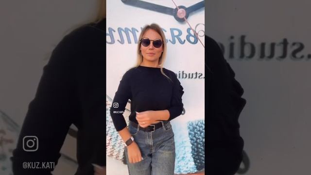 Вязаный джемпер с воланом «ВРЕМЯ ВЯЗАТЬ"