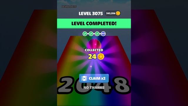 Ball Merge 2048 - All Levels Ball Gameplay Android, iOS ( Level 3071 - 3080 )