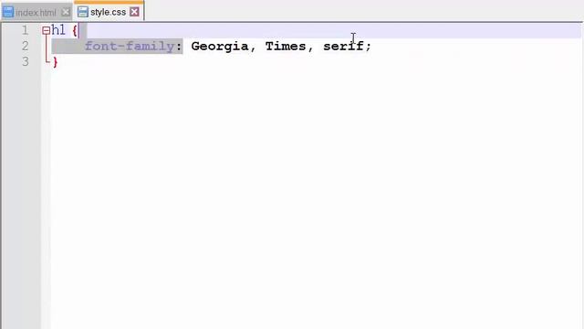 CSS Tutorials - 15 - Font Family