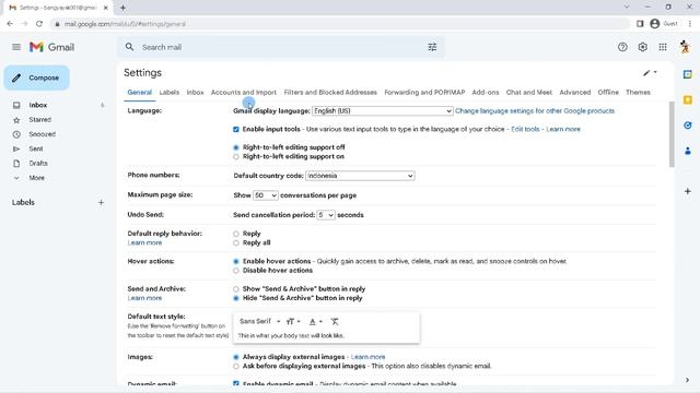 How to Change Gmail Language in PC