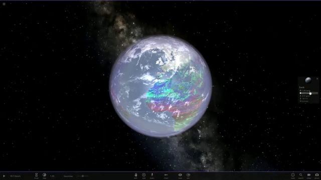 Rainbow Earth Project: Universe Sandbox 2