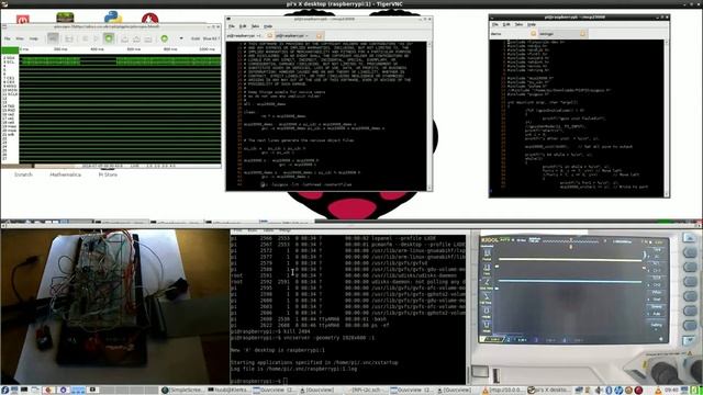 RaspberryPi & (fischertechnik) sensor #S2-21: VNC, Remmina, I2C, demo, raspicam, more