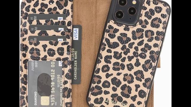 Leather Detachable Wallet Case Compatible with iPhone 12 Pro Max(6.7")