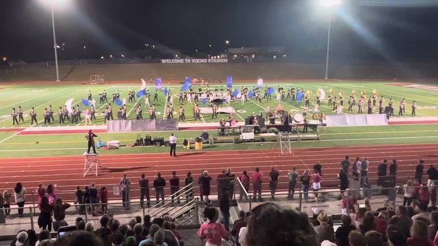 “Under The Moonlight” - 10/20/2023 - Waverly vs Lincoln Northwest - Waverly Viking Band