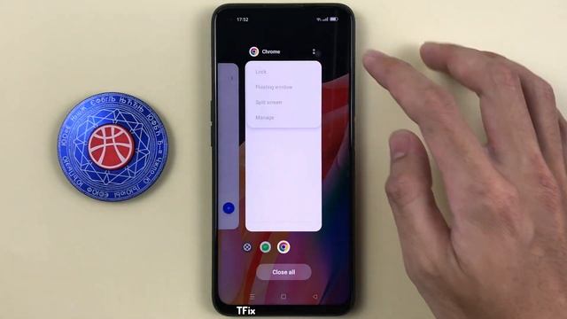Floating window, flexible window on Realme 9i Android 12