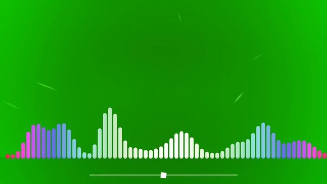 Free Green Screen Line Music video Effects Spectrum 3 Color Line Audio Spectrum Green Screen Effect