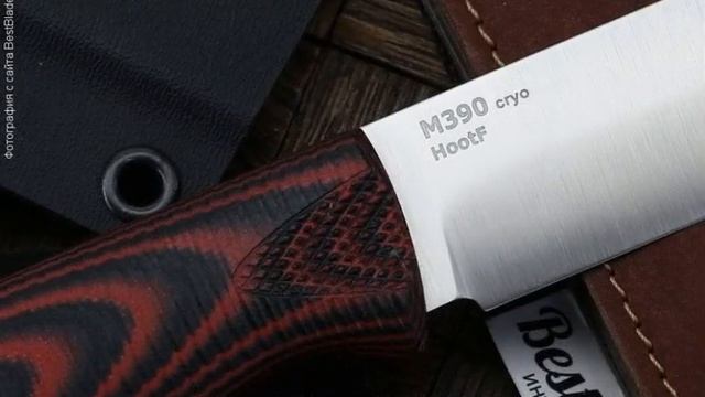 Owl Knife нож Hoot F, сталь Bohler M390, рукоять черно-красная G10, выпуклая линза