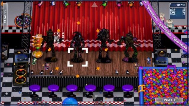 Freddy Fazbear's Pizzeria Simulator - Glamrock Springtrap and Phantom Glamrocks (Mod)