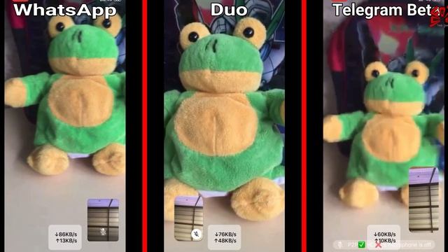 Telegram Beta vs Duo vs WhatsApp | Telegram Video Call Testing
