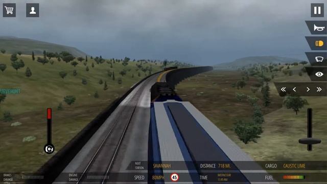 425t Caustic Lime In 10 Containers, Train Simulator Pro 2018 Gameplay