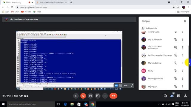 មេរៀនទី1៖ ណែនាំអំពីភាសា C (2021-06-09) p2