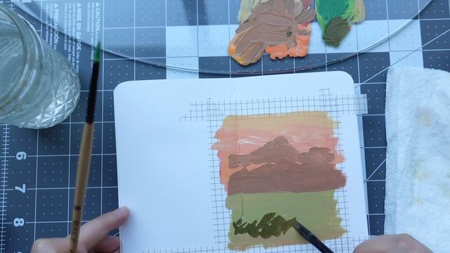 @kikiee / pwm two | paint a page gouache sketchbook with me |sketchbook| art