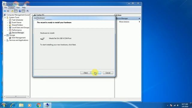 How to install Mtk VCom driver on any pc...