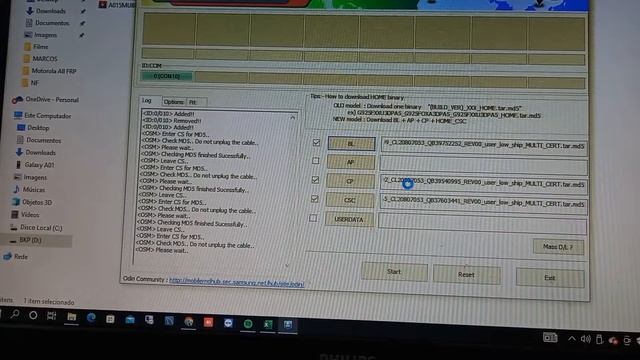 DOWNGRADE SAMSUNG A01 ANDROID 11 PARA O 10