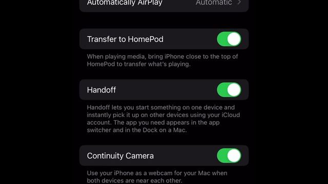 How To Enable/Disable Continuity Camera On iPhone