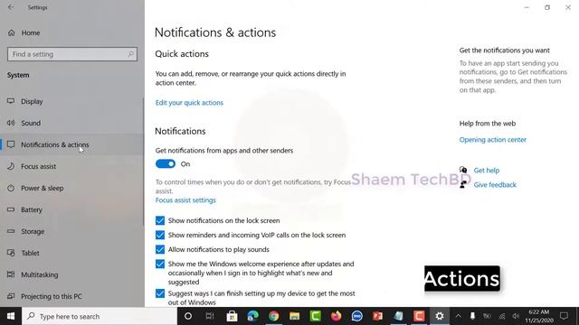 How To Customize The Action Center In Windows 10