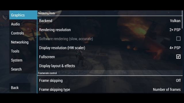 Play PPSSPP Games in Full Screen in New Version