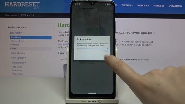 How to Change Navigation Buttons to Gestures in NOKIA 2.4 – Navigation Bar Customization