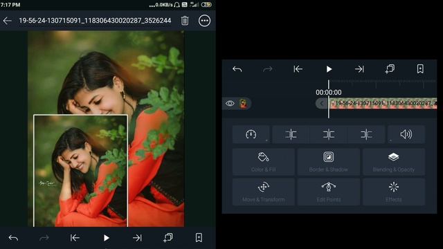 How to combine or merge image editing alight motion tutorial | How to merge two photos in android