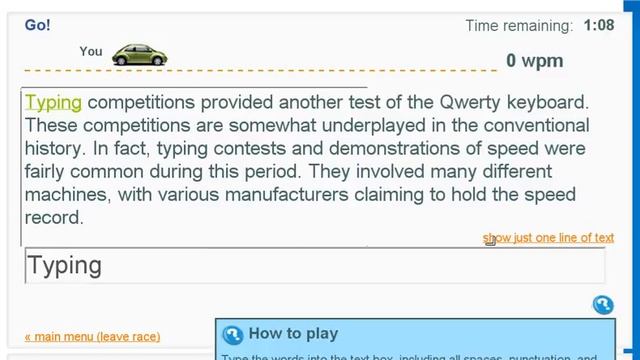 OCR + Typeracer
