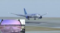 United Airlines Boeing 787-9 Smooth Landing at KSFO - United Flight Simulator