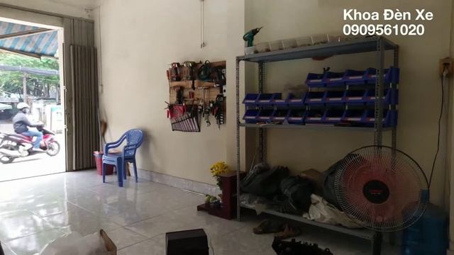 Test bi led V2, ánh sáng tốt | Khoa Đèn Xe