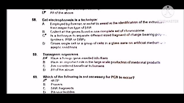 NMDCAT 2020 CORRECT KEY FOR BIOLOGY BY SAMREEN ARBAB
