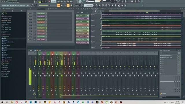 Enigma - Downtown Silence mixing  mastering by невиDимка fruity loops  project