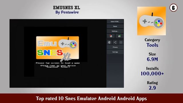 Top rated 10 Snes Emulator Android Android Apps