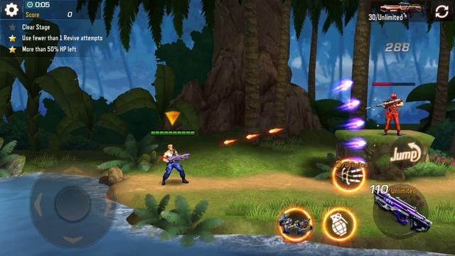 Contra Returns - Walkthrough Elite Part 1 (iOS, Android)
